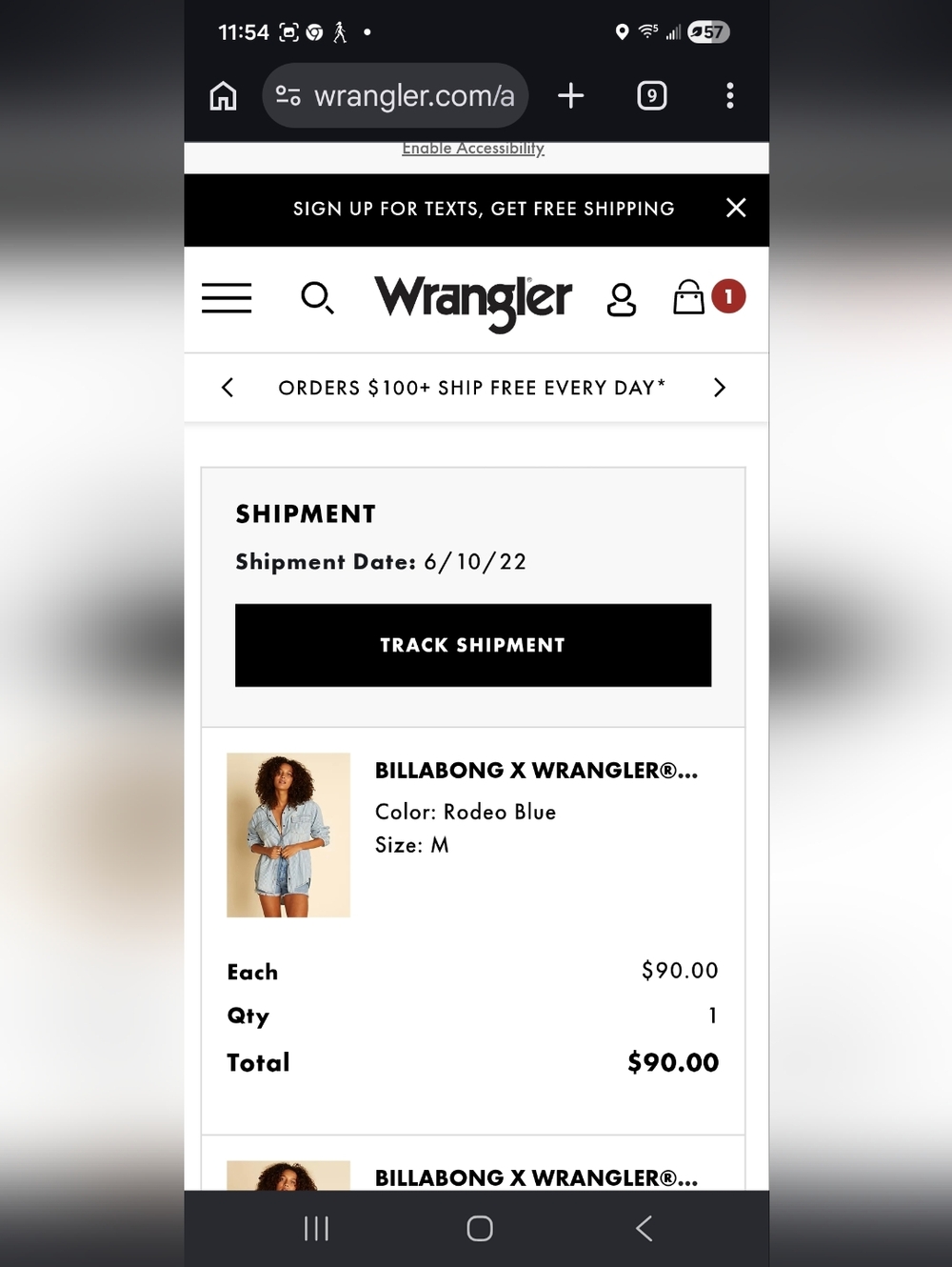 Wrangler X Billabong Light Blue Striped Pearl Snap Denim Shirt M - Picture 8 of 12